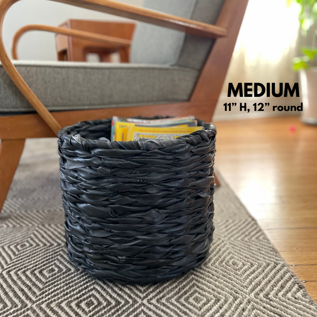 Inner tube baskets - LINKS by Annette