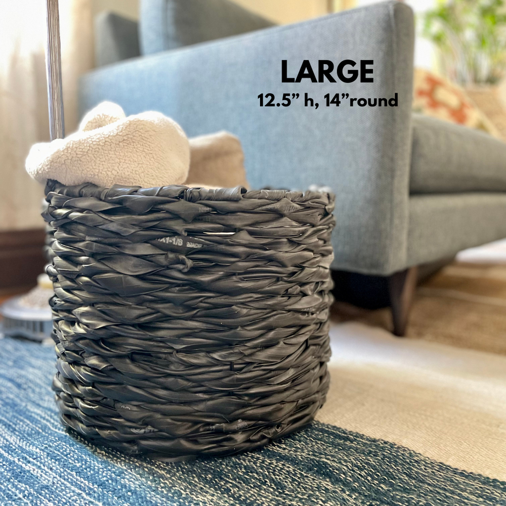 Inner tube baskets - LINKS by Annette