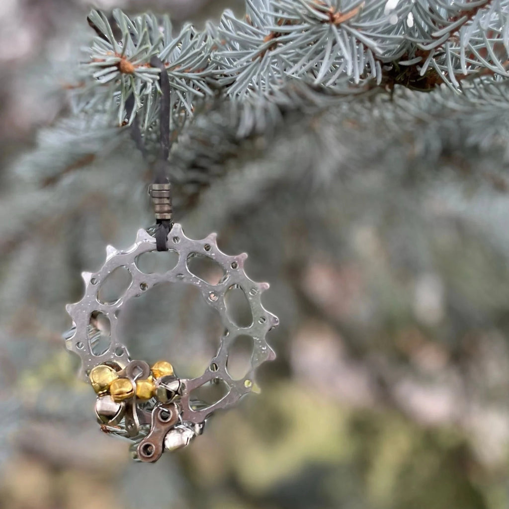 Bike Sprocket Holiday Ornament - LINKS by Annette