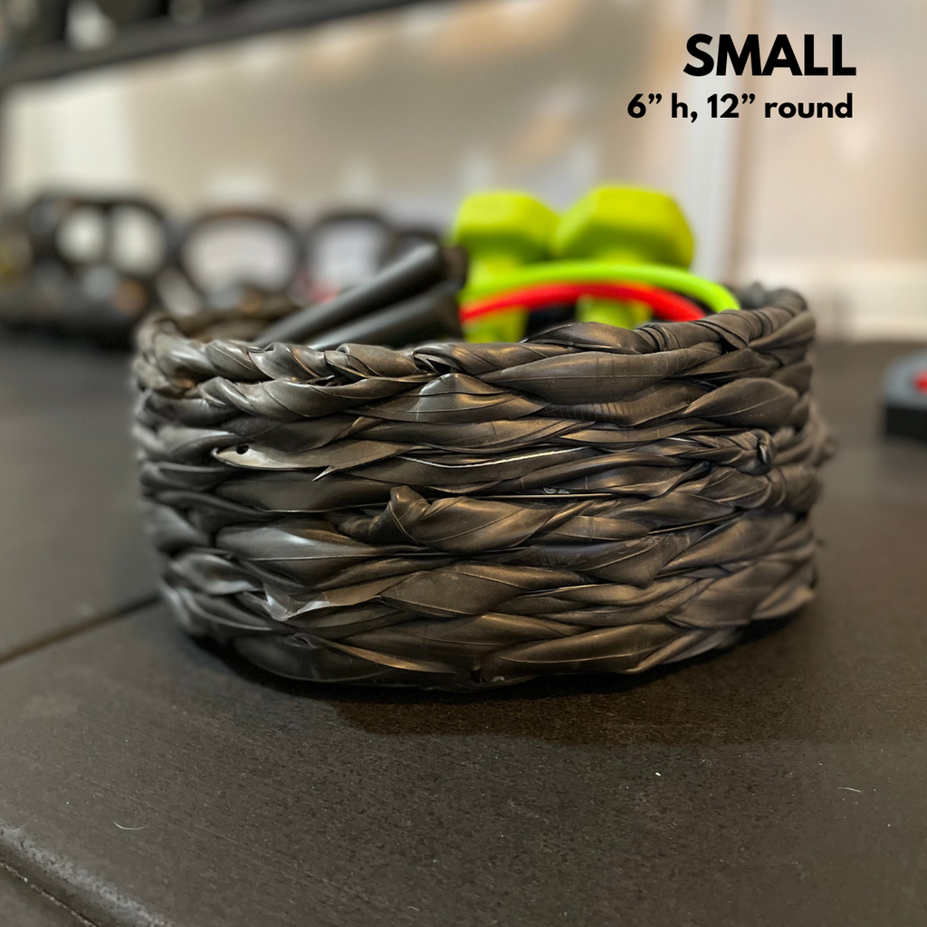 Inner tube baskets - LINKS by Annette