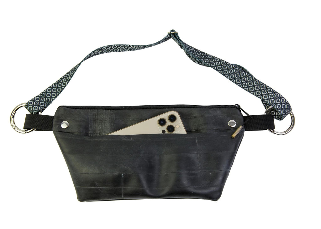 Inner Tube Waist Pack / Crossbody Bag - LINKS by Annette