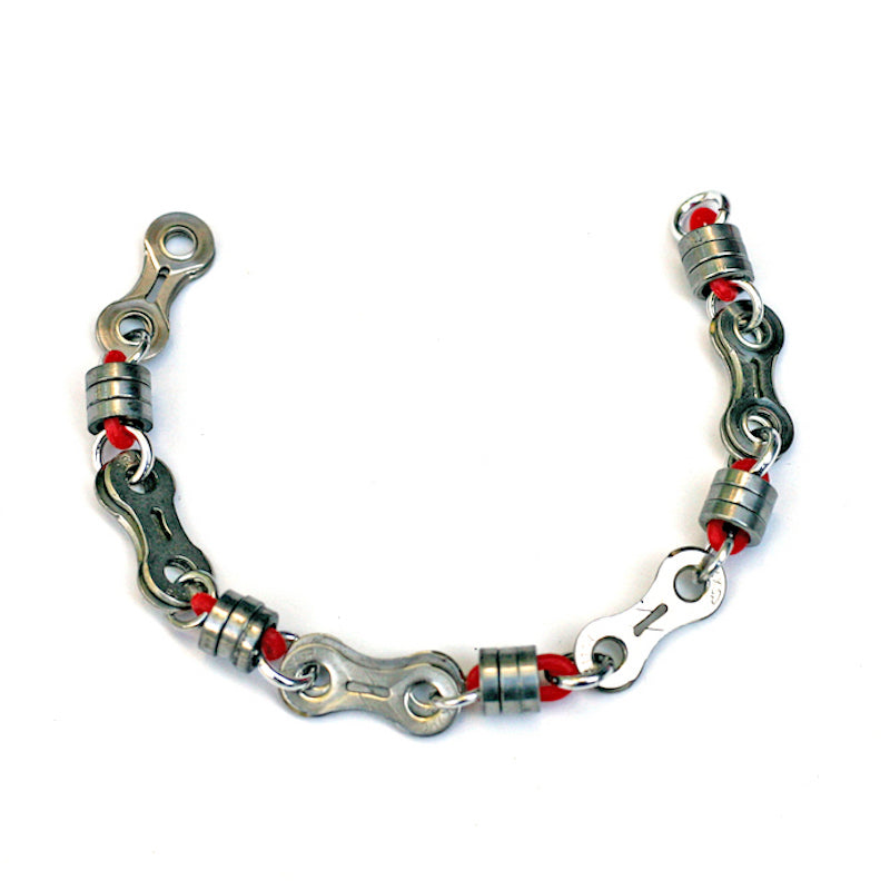 Dissected Bike Chain Roller Bracelet - Custom, Bike Jewelry, elevated, upcycled, unique, handmade, chicago, bike parts, Bike gifts, LINKS by Annette