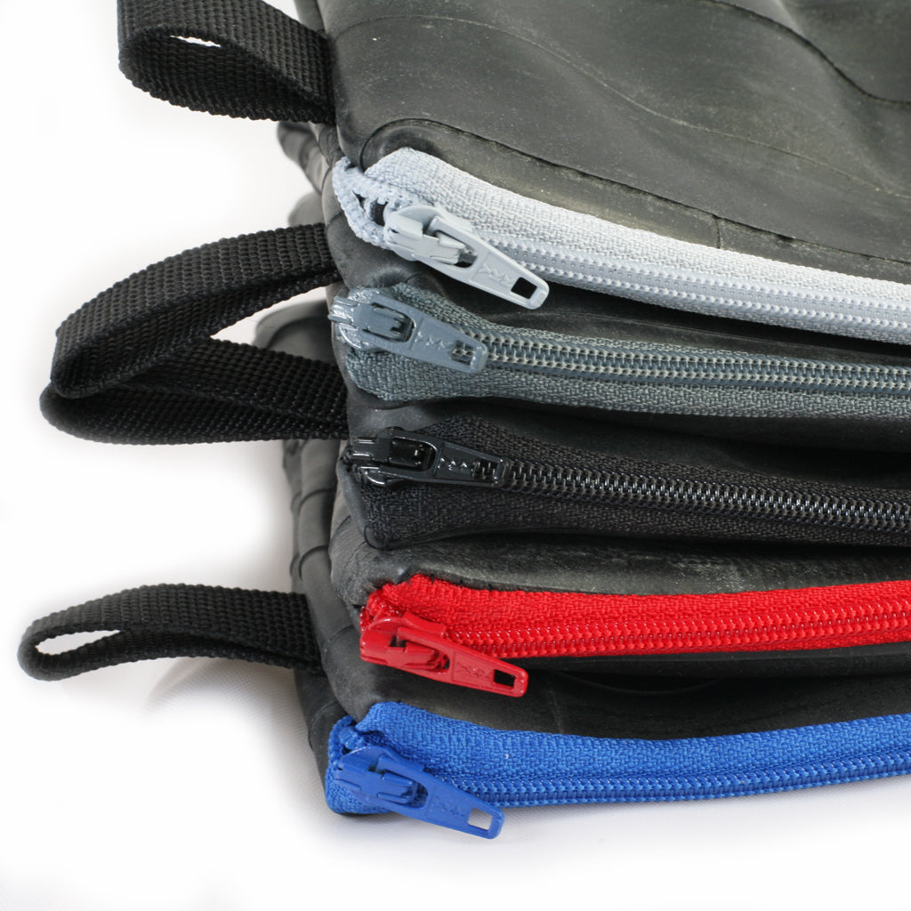 Inner Tube Pouch, small, Small things, elevated, upcycled, unique, handmade, chicago, bike parts, Bike gifts, LINKS by Annette