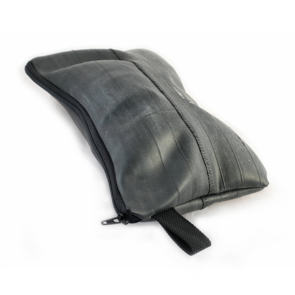 Inner Tube Pouch, large, Small things, elevated, upcycled, unique, handmade, chicago, bike parts, Bike gifts, LINKS by Annette