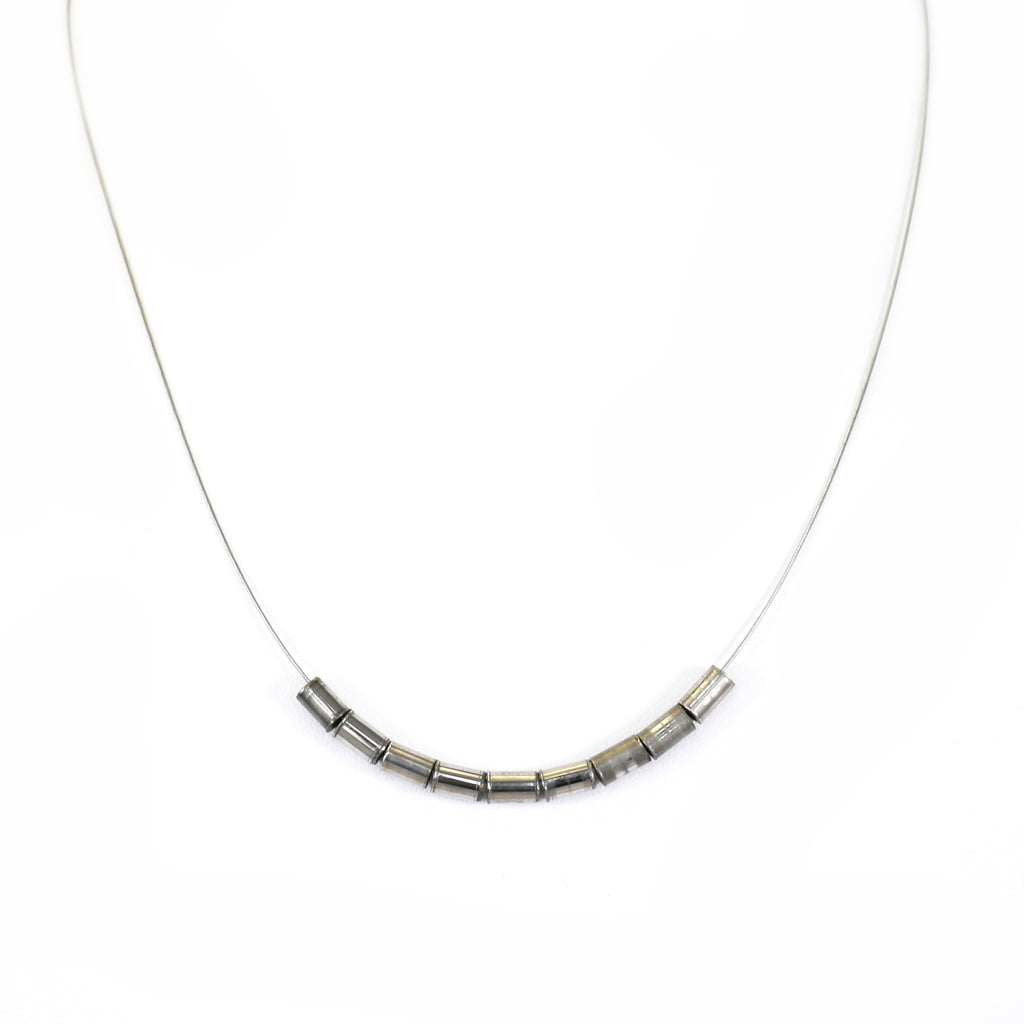 Single Rivet Necklace, Bike Jewelry, elevated, upcycled, unique, handmade, chicago, bike parts, Bike gifts, LINKS by Annette