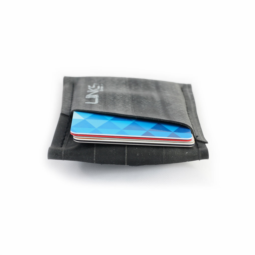 Inner Tube Money Sleeve, Small things, elevated, upcycled, unique, handmade, chicago, bike parts, Bike gifts, LINKS by Annette