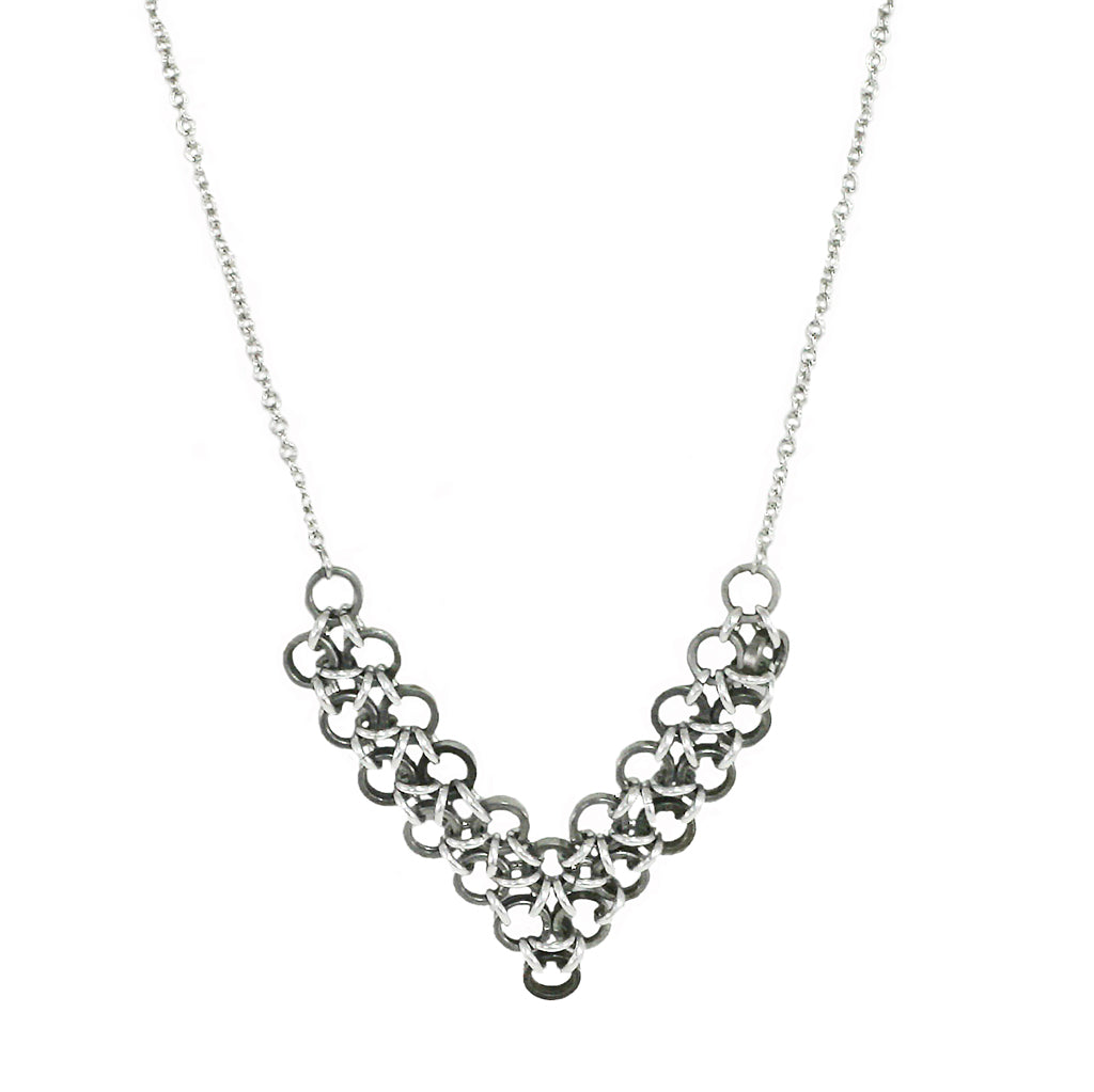 Roller Bling Necklace, Bike Jewelry, elevated, upcycled, unique, handmade, chicago, bike parts, Bike gifts, LINKS by Annette