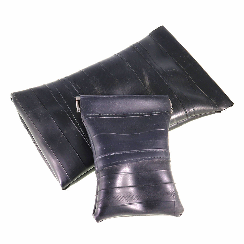 Inner Tube Phone Case Squeeze Pouch, Small things, elevated, upcycled, unique, handmade, chicago, bike parts, Bike gifts, LINKS by Annette