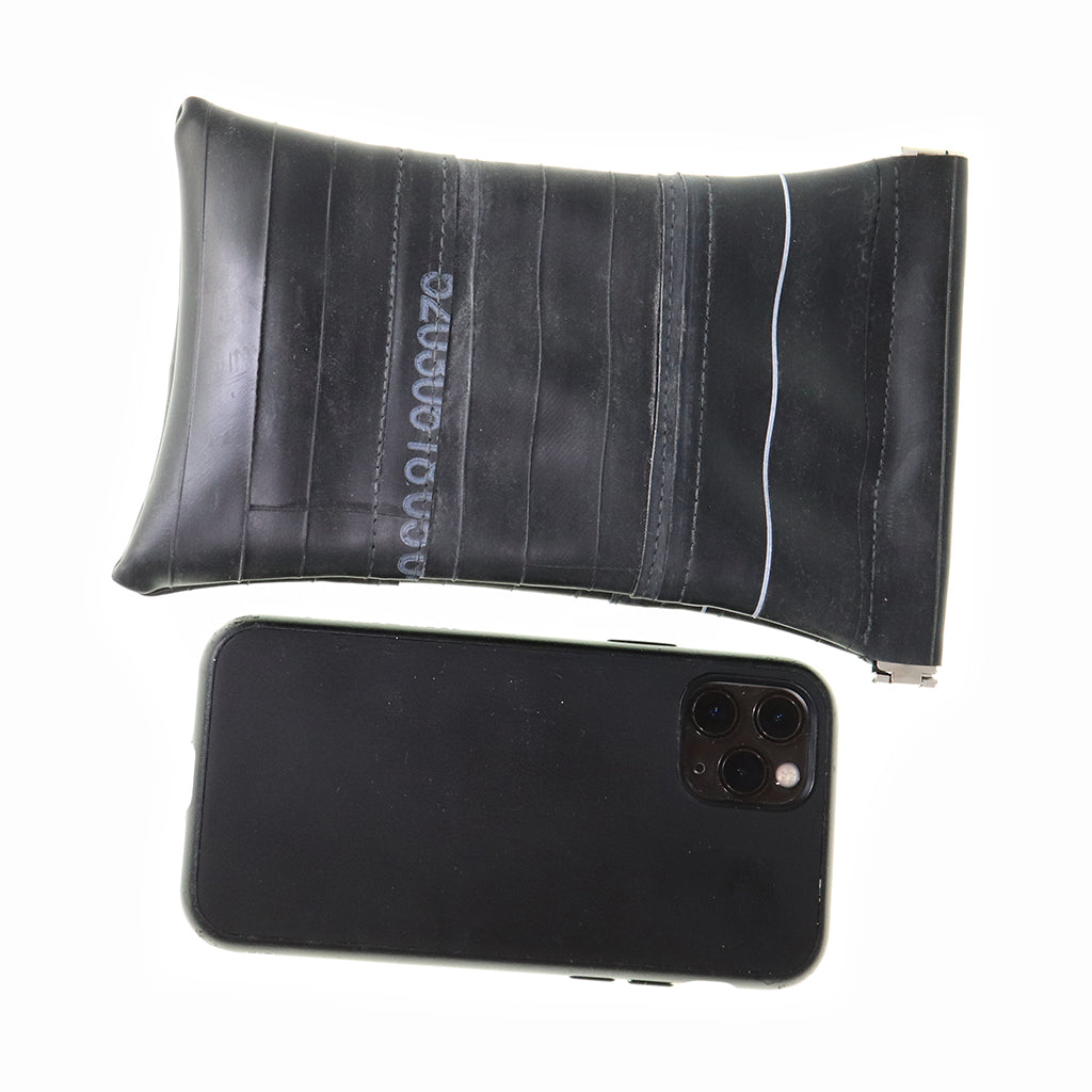 Inner Tube Phone Case Squeeze Pouch, Small things, elevated, upcycled, unique, handmade, chicago, bike parts, Bike gifts, LINKS by Annette