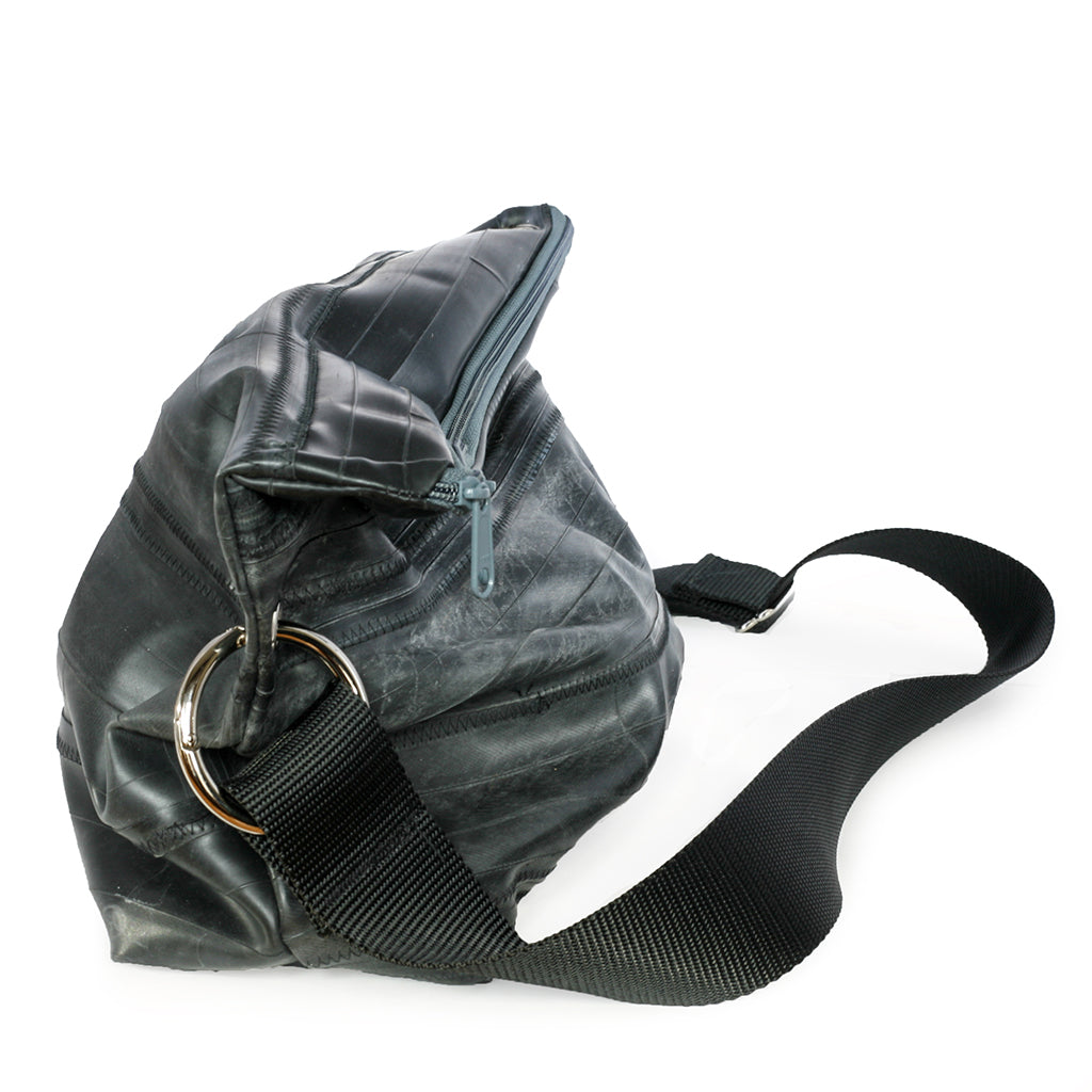 Crossbody Messenger Bag, Large, Small things, elevated, upcycled, unique, handmade, chicago, bike parts, Bike gifts, LINKS by Annette