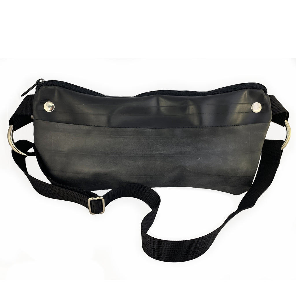 Inner Tube Waist Pack / Crossbody Bag, Small things, elevated, upcycled, unique, handmade, chicago, bike parts, Bike gifts, LINKS by Annette
