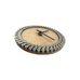Wood and Repurposed Bike Chain Clock - LINKS by Annette