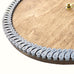 Upcycled Wood and Bike Chain Clock - LINKS by Annette