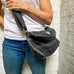 Crossbody Messenger Bag, Large, Small things, elevated, upcycled, unique, handmade, chicago, bike parts, Bike gifts, LINKS by Annette