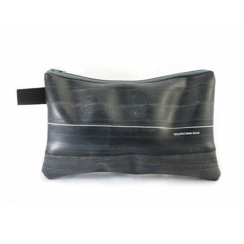 Inner Tube Pouch, large, Small things, elevated, upcycled, unique, handmade, chicago, bike parts, Bike gifts, LINKS by Annette
